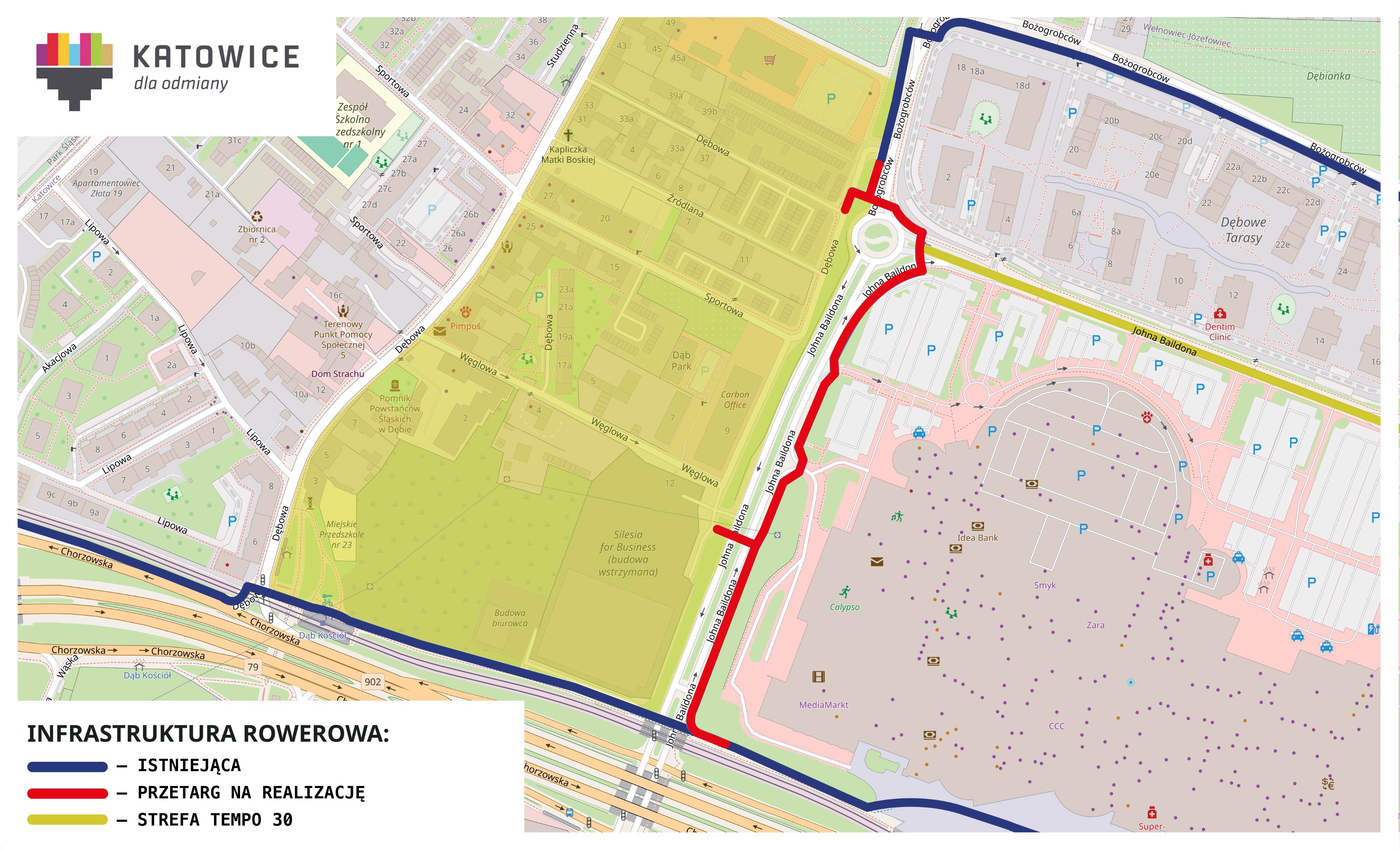 Poglądowa mapa rowerowa w rejonie Dębu.jpg