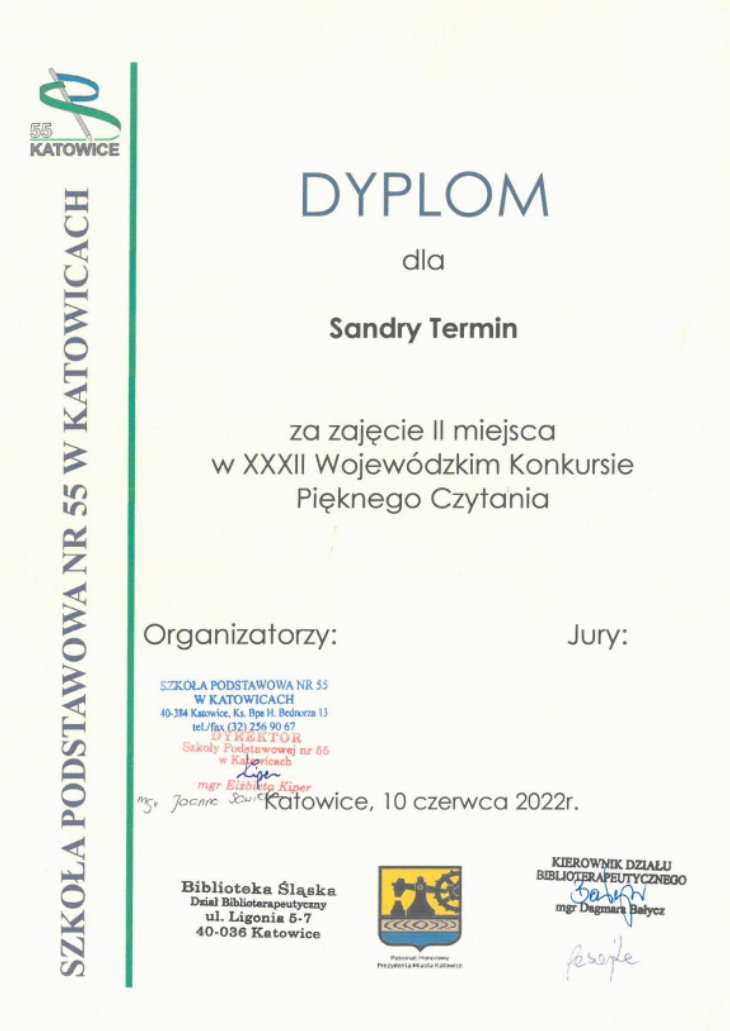 II miejsce - Piękne Czytanie 2022.png