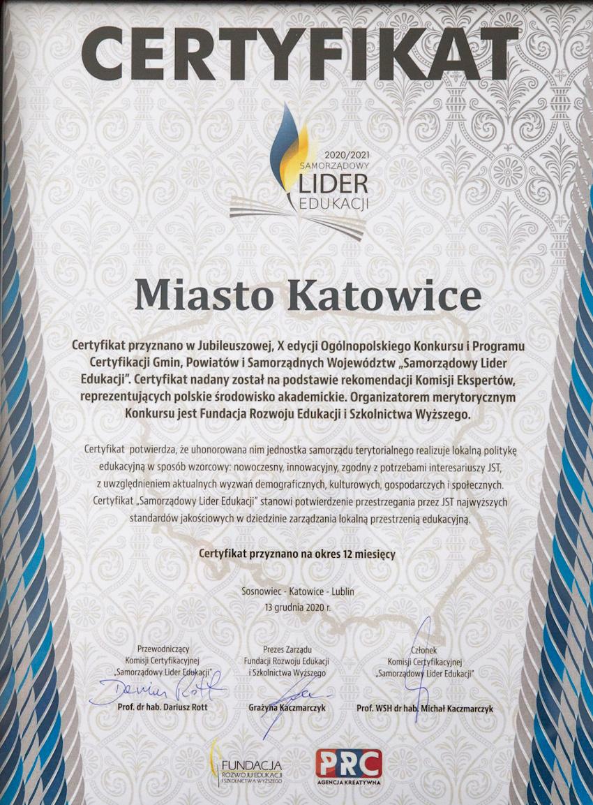 Samorządowy Lider Edukacji - Certyfikat.jpg